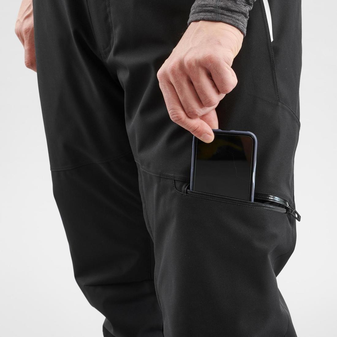 Slide 700 Men's Ski Trousers, Black, No Color, large image number 7