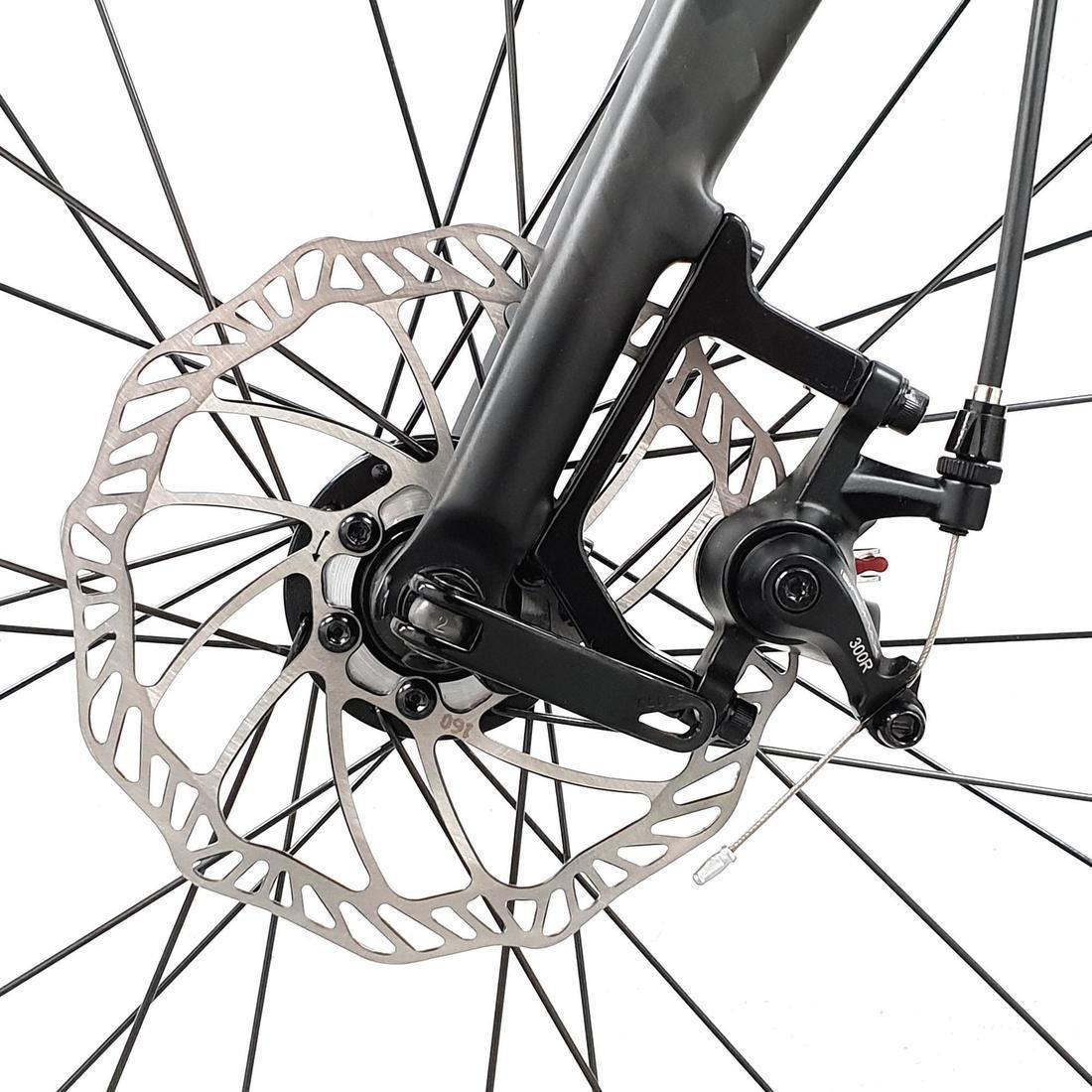Road Bike Triban Rc 120 Disc Brake, Blue, No Color, large image number 4