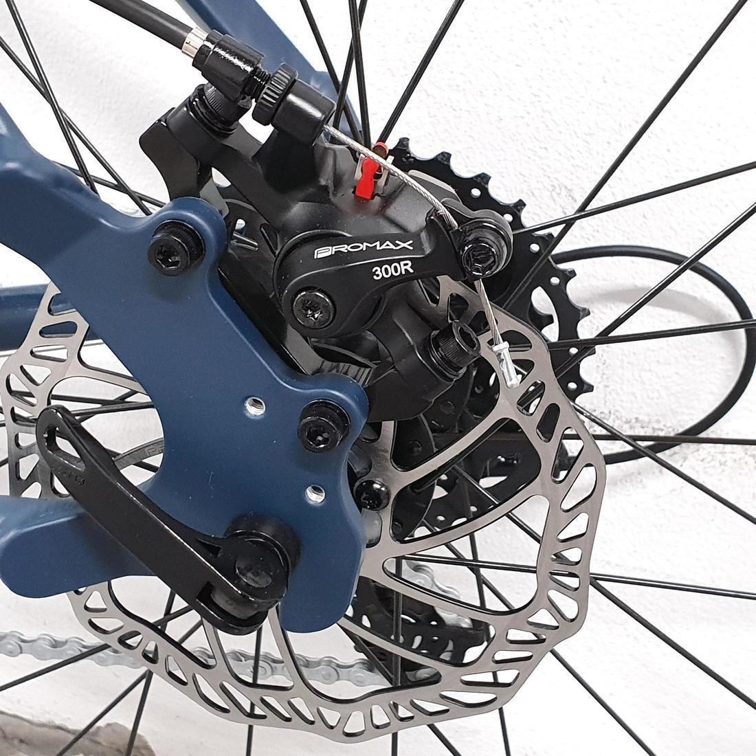 Road Bike Triban Rc 120 Disc Brake, Blue, No Color, large image number 5
