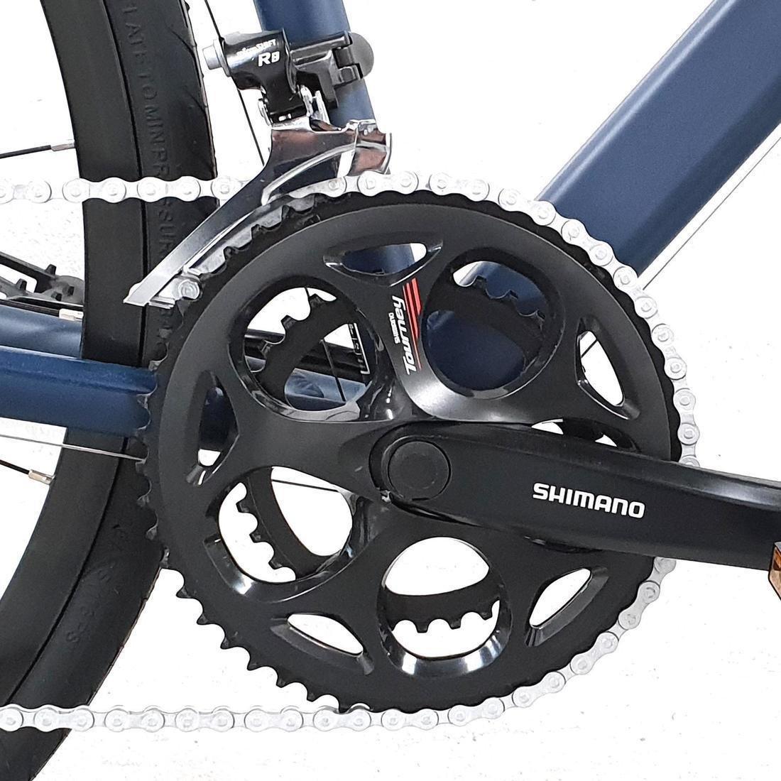 Road Bike Triban Rc 120 Disc Brake, Blue, No Color, large image number 6