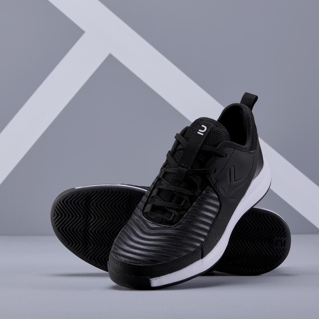 Women Tennis Shoes - Ts130, Black, No Color, large image number 2