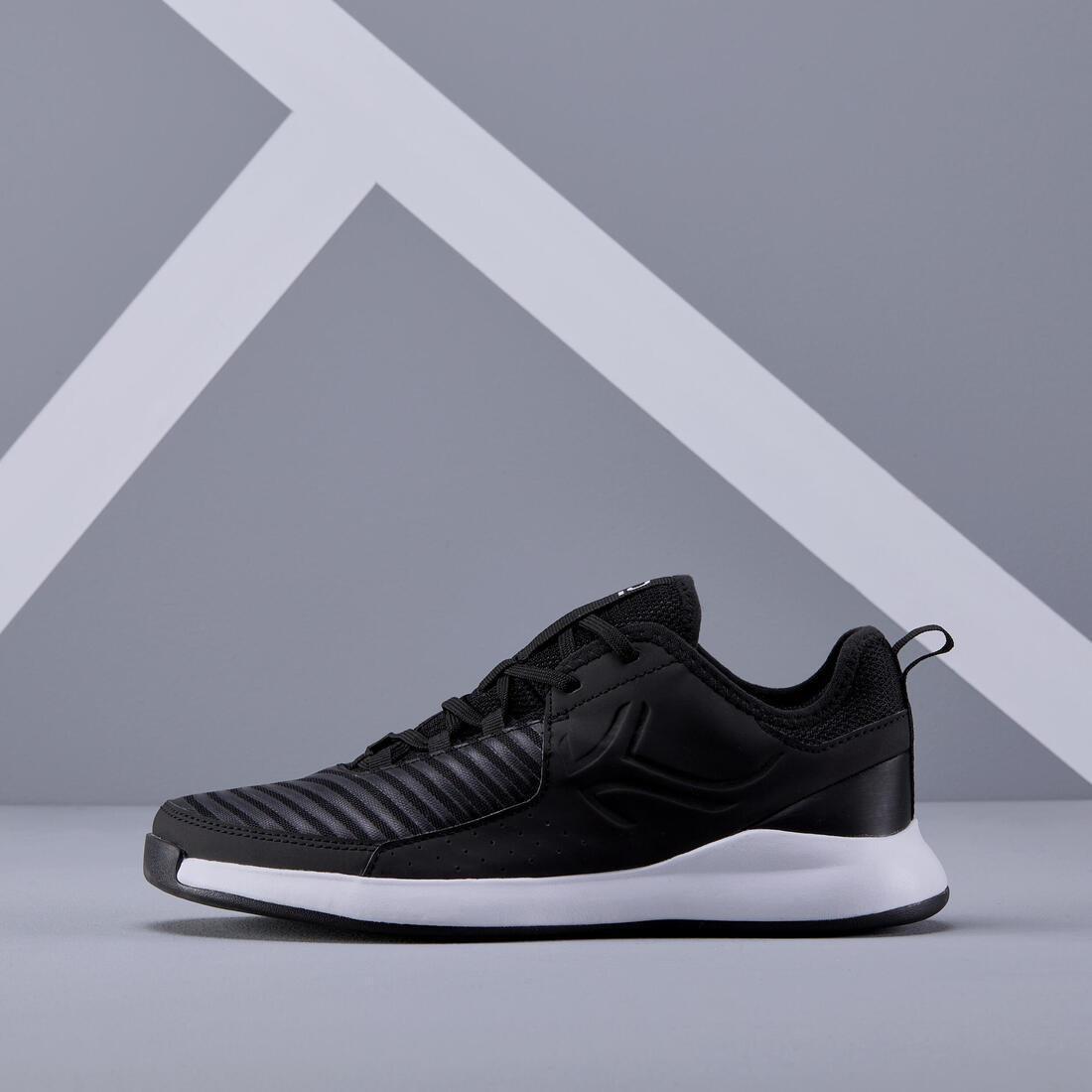 Women Tennis Shoes - Ts130, Black, No Color, large image number 4