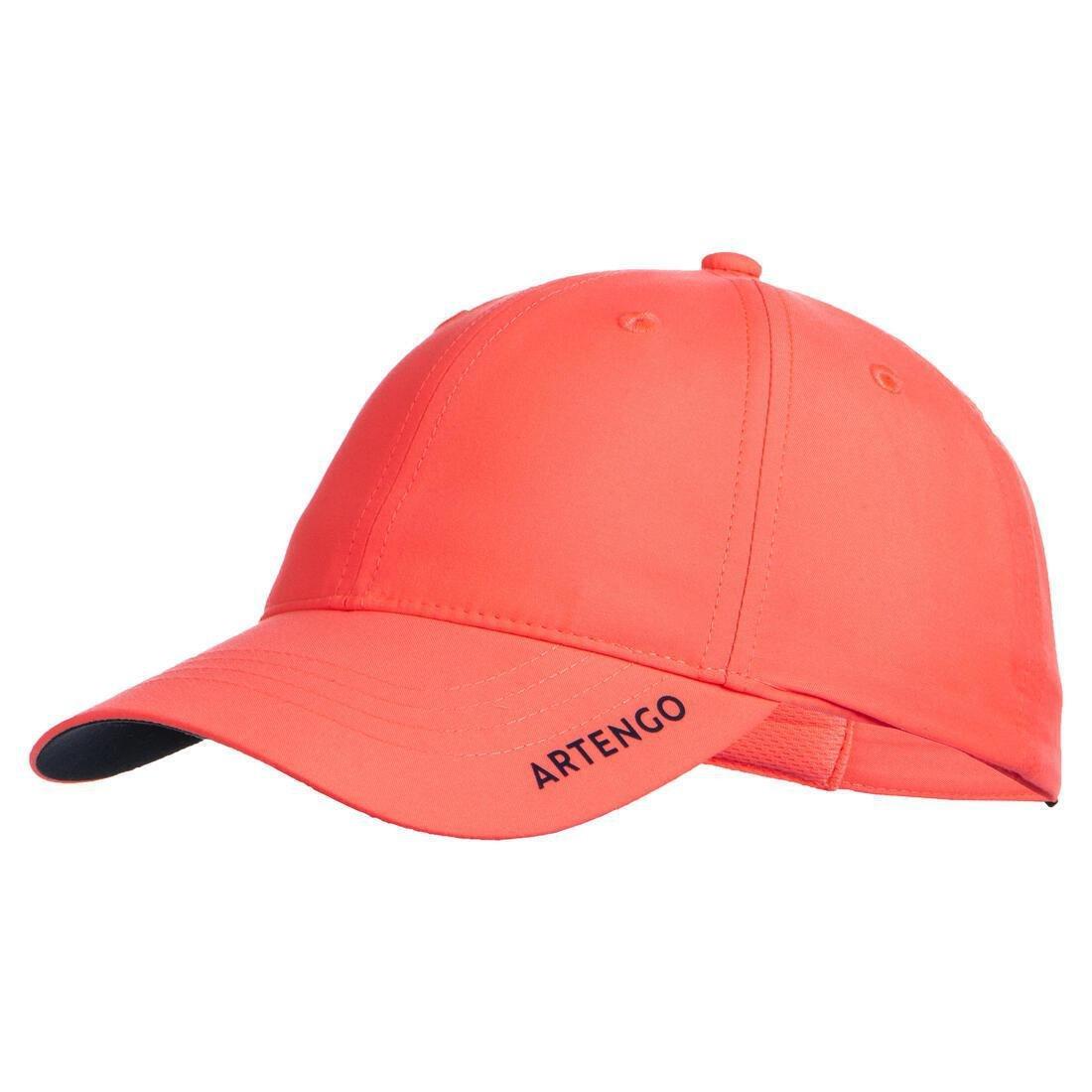 Tennis Cap TC500, Fluo Peach, No Color, large image number 4