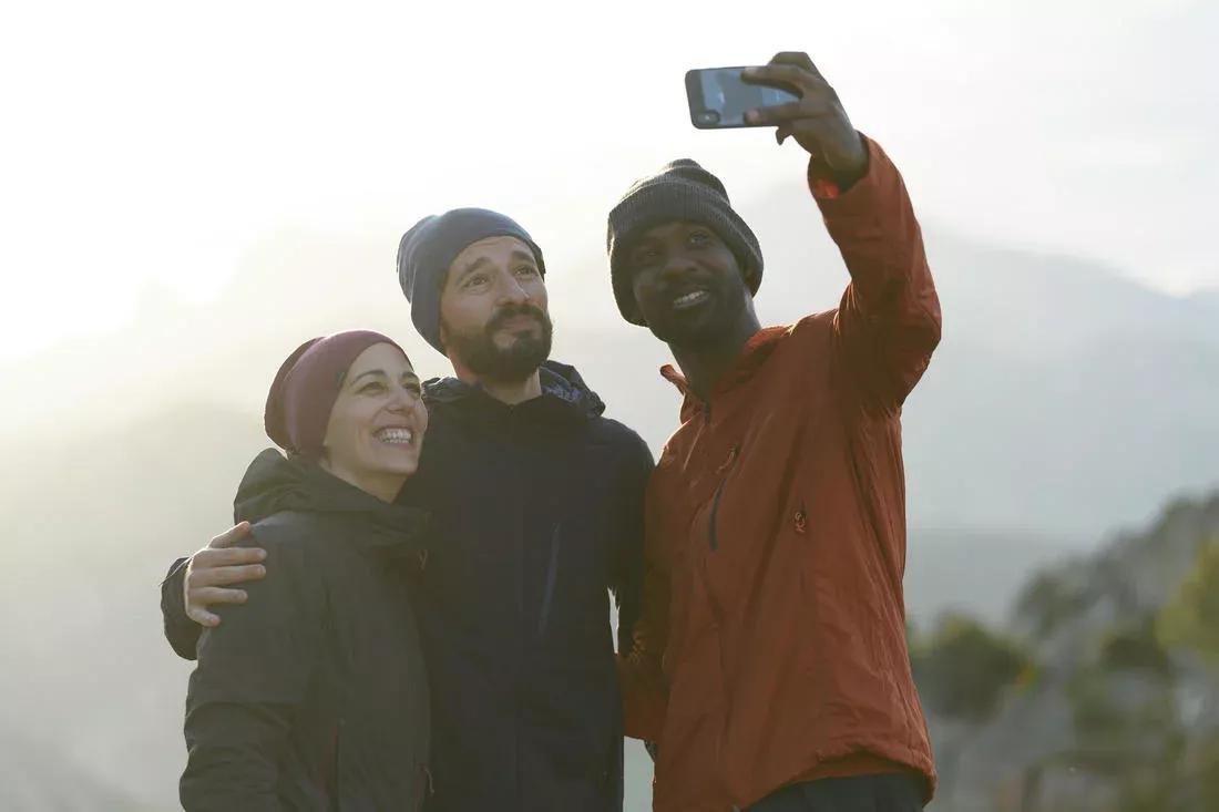 Mountain Trekking Merino Wool Hat Trek 500, Black, No Color, medium