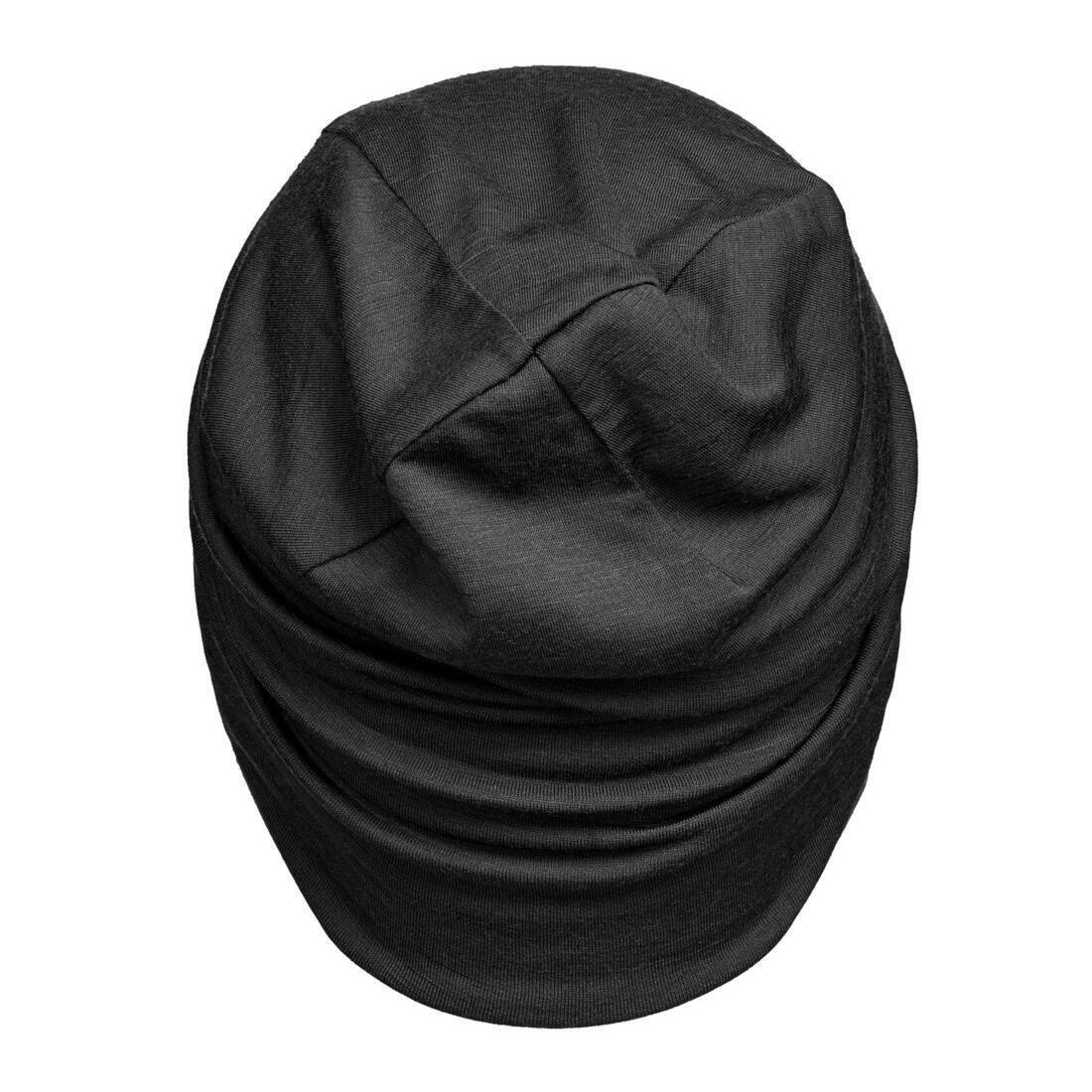 Mountain Trekking Merino Wool Hat Trek 500, Black, No Color, large image number 14
