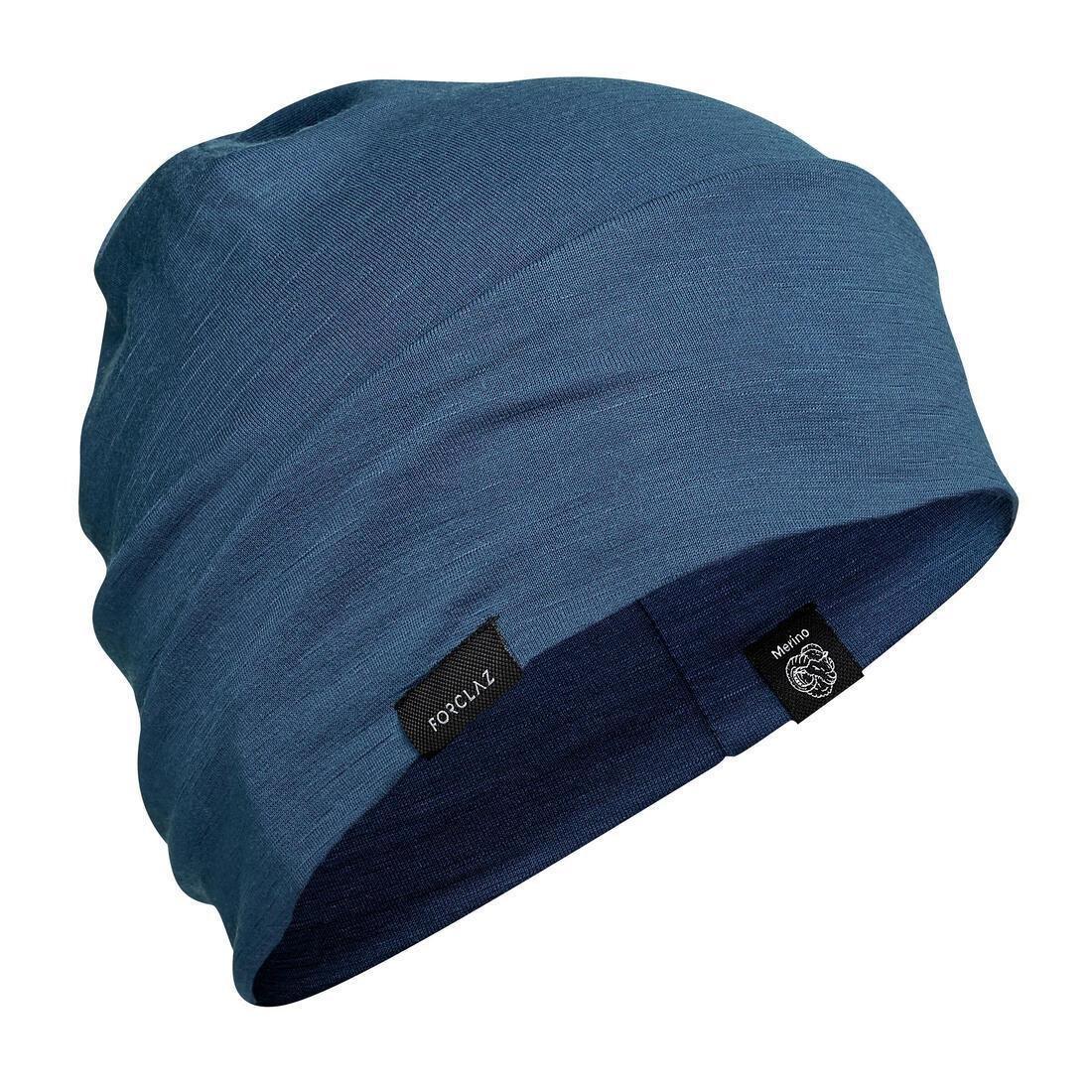 Mountain Trekking Merino Wool Hat Trek 500, Whale Grey, No Color, large image number 0