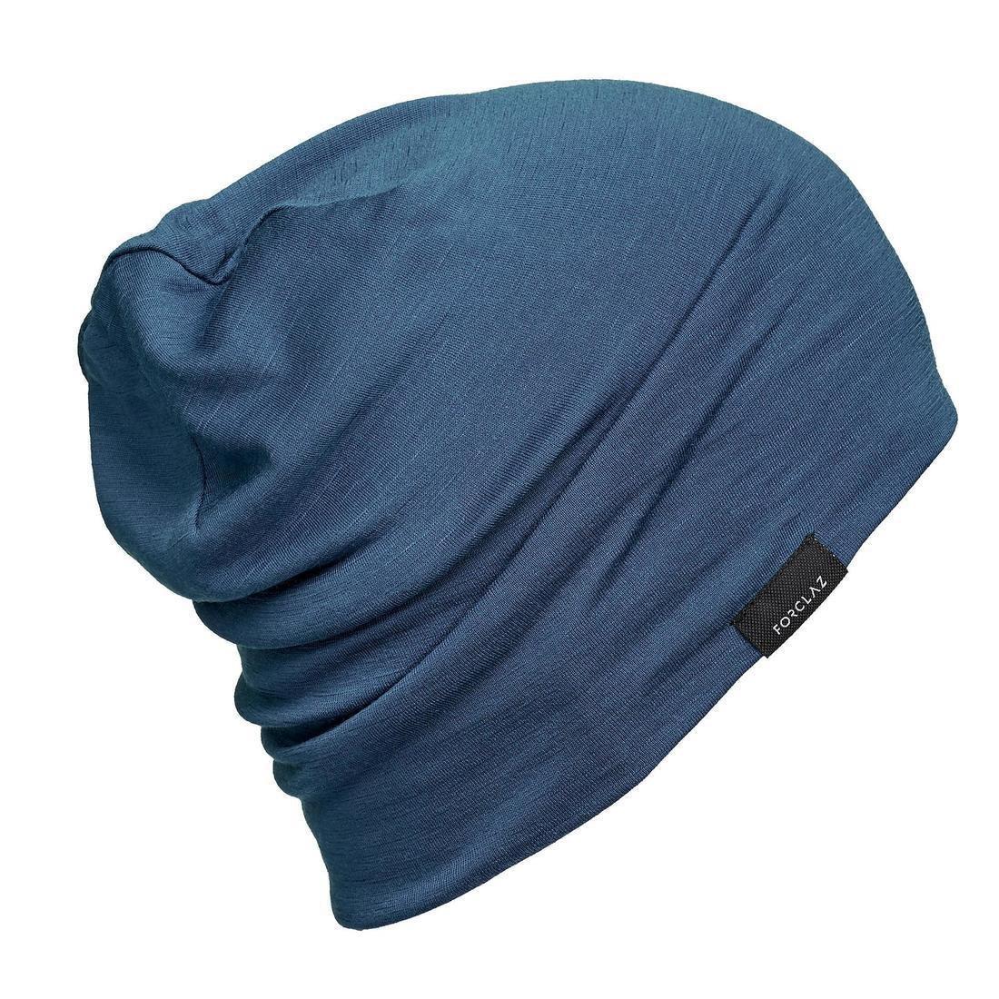 Mountain Trekking Merino Wool Hat Trek 500, Whale Grey, No Color, large image number 1
