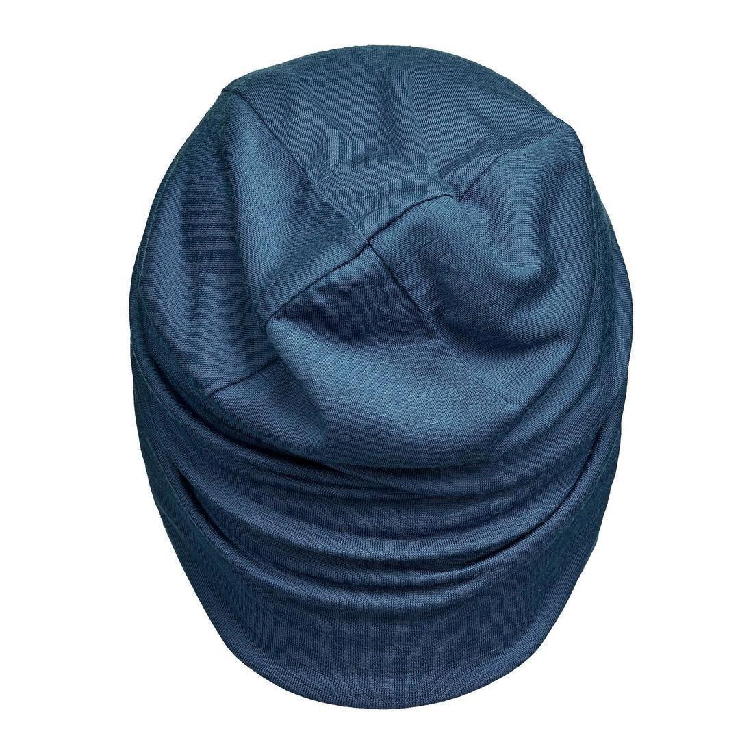 Mountain Trekking Merino Wool Hat Trek 500, Whale Grey, No Color, large image number 2