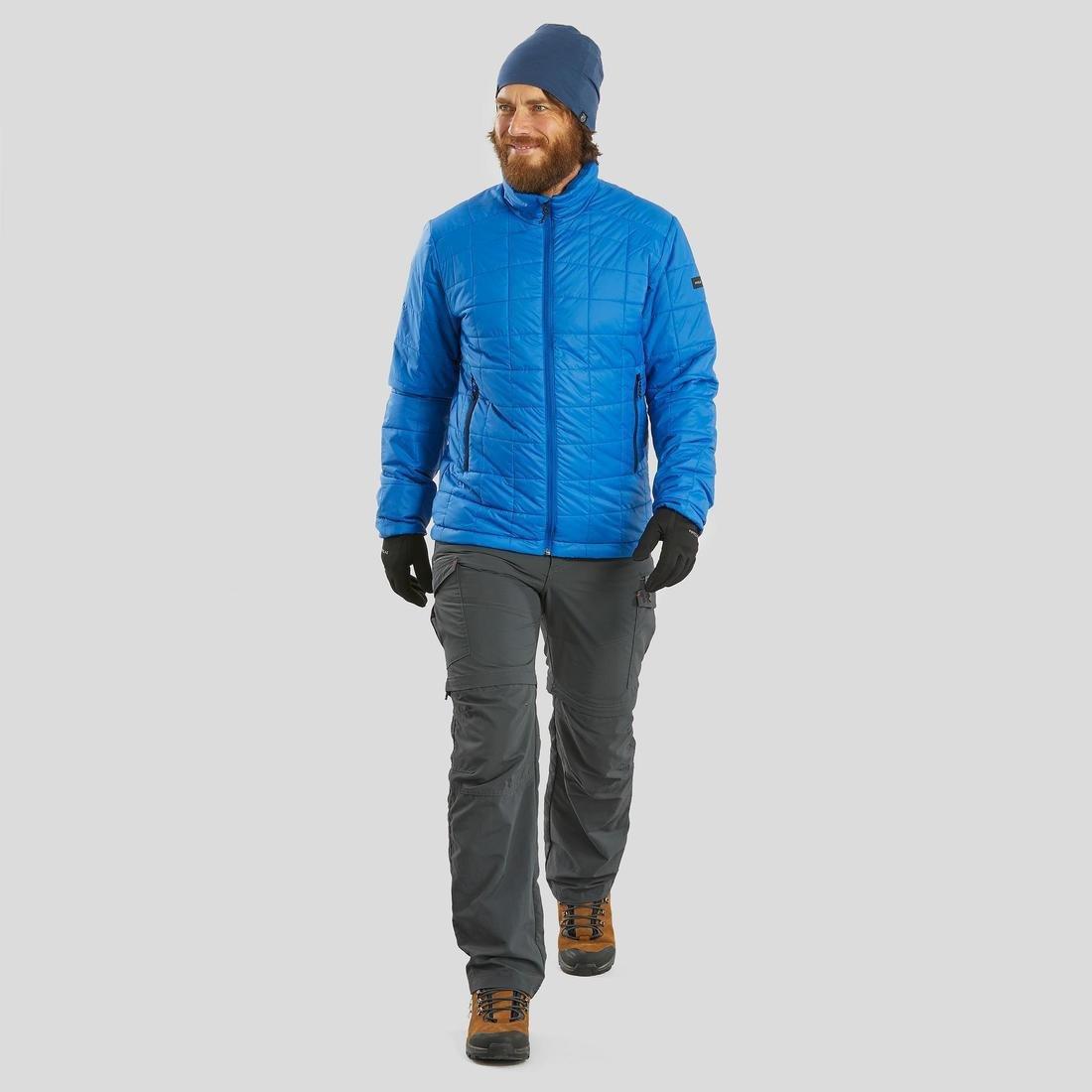 Mountain Trekking Merino Wool Hat Trek 500, Whale Grey, No Color, large image number 3