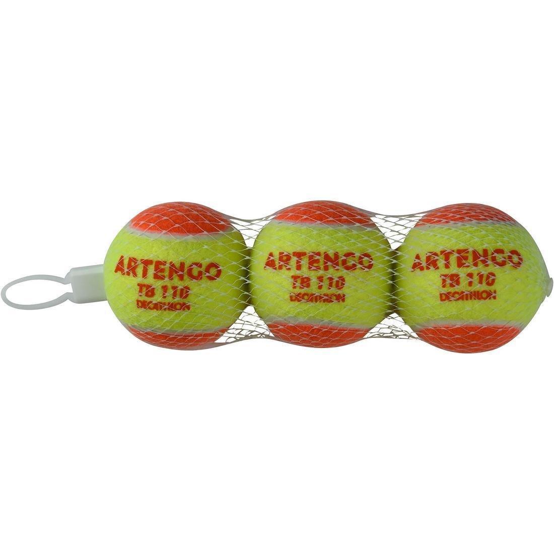 Tennis Ball Tri-Pack Tb110, Orange, No Color, large image number 1