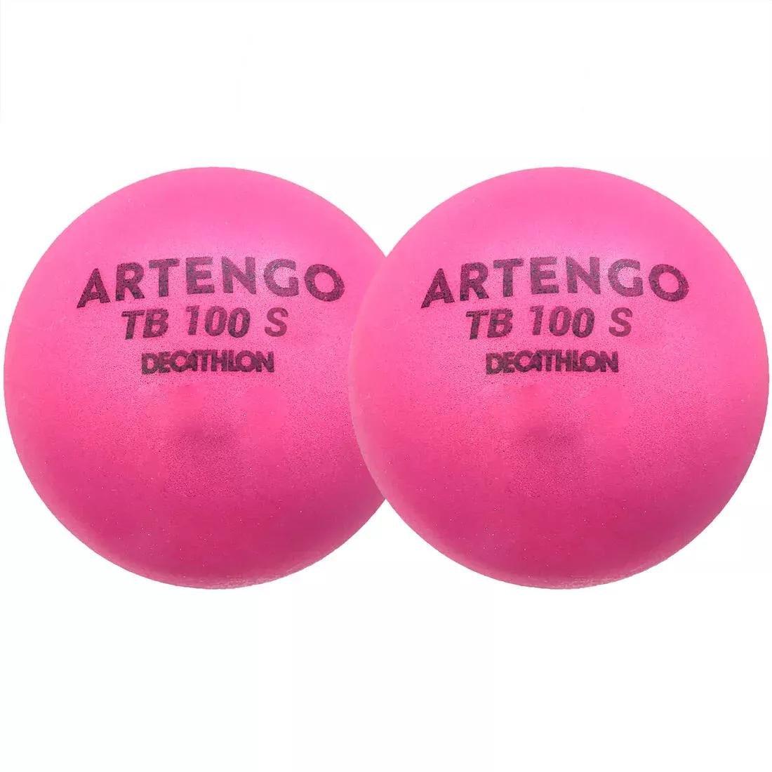 Foam Tennis Ball TB100 Twin-Pack, No Color, large image number 5
