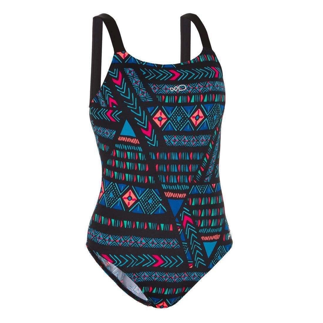 Womens 1-Piece Swimsuit Tais Ethn, Black, , large image number 8