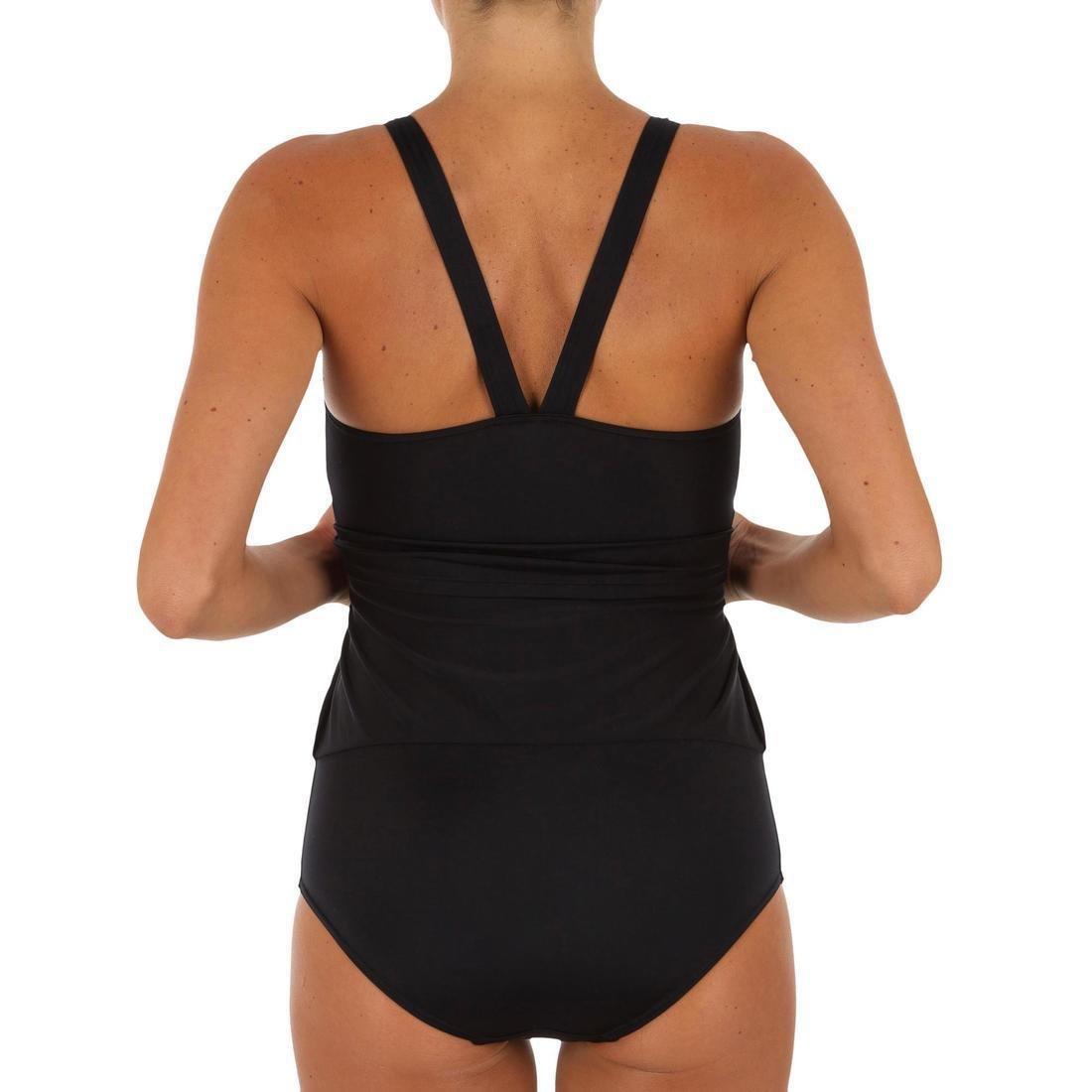 VegaWomens One-Piece Skirt Swimsuit, Black, , large image number 7
