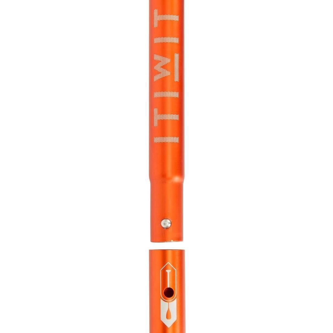 100 Adjustable Split Stand-Up Paddle (SUP) Paddle, Blood Orange, No Color, large image number 4