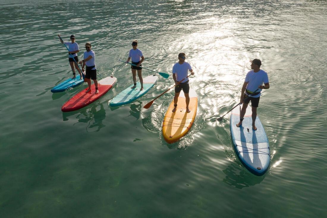 100 Adjustable Split Stand-Up Paddle (SUP) Paddle, Blood Orange, No Color, large image number 10