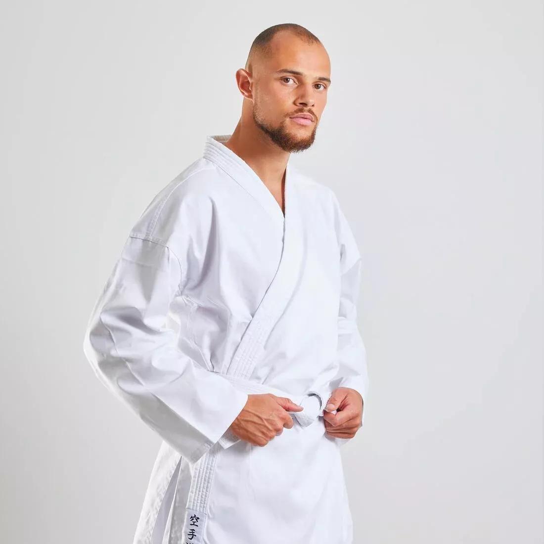 100 Adult Karate Uniform, Snow White, , medium
