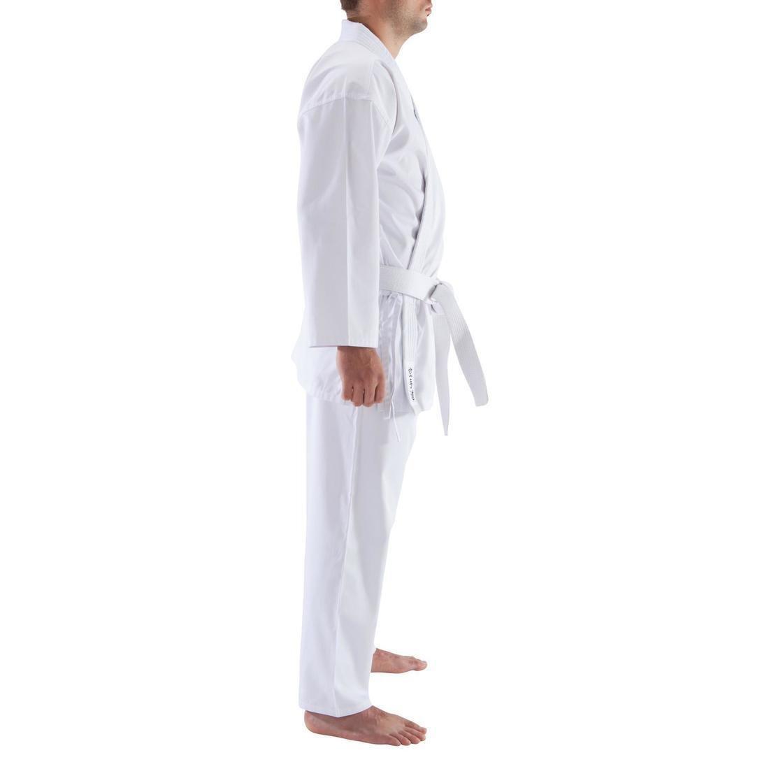 Adult Karate Uniform - 100, White, No Color, medium