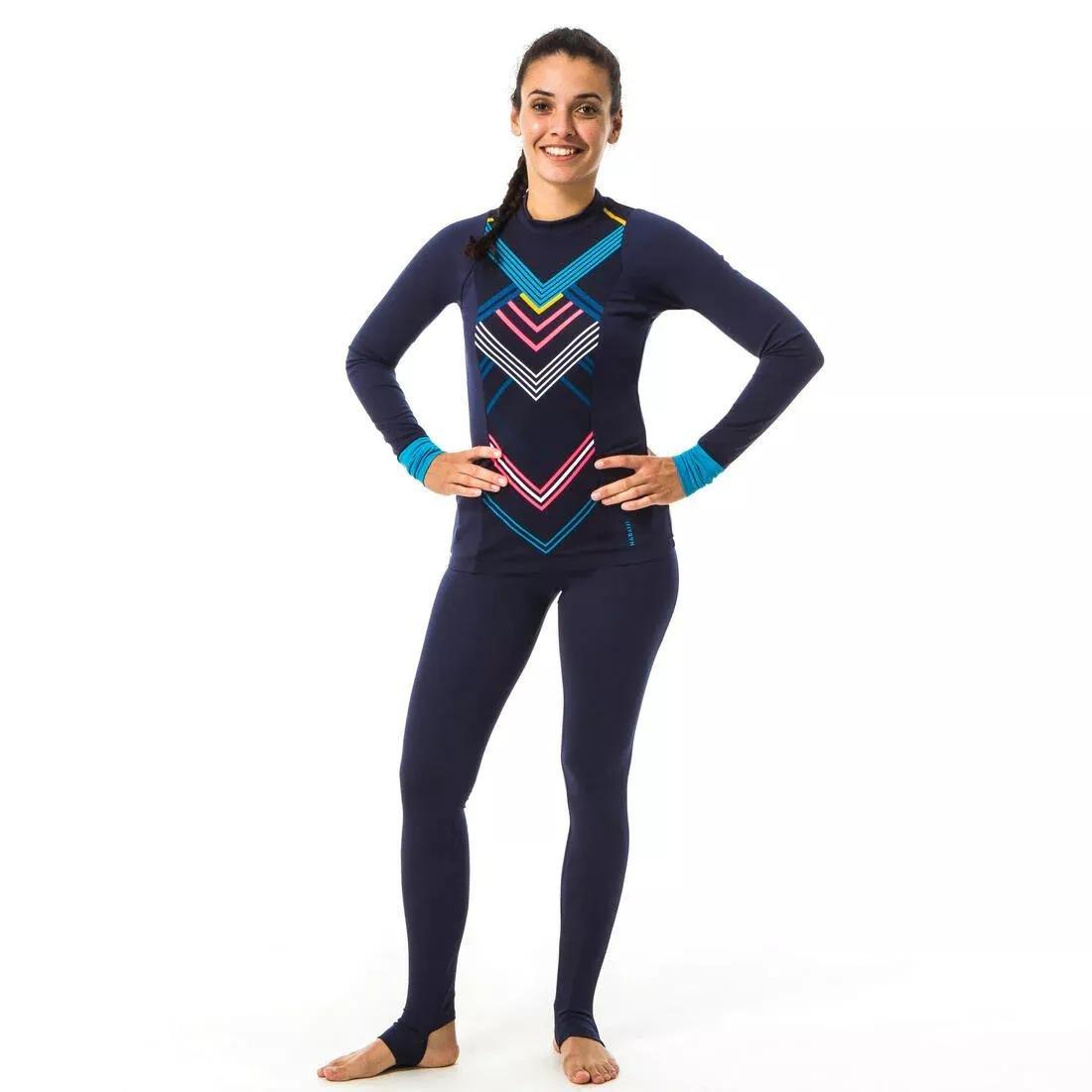 Women Swimming Leggings Una, Black, No Color, large image number 7