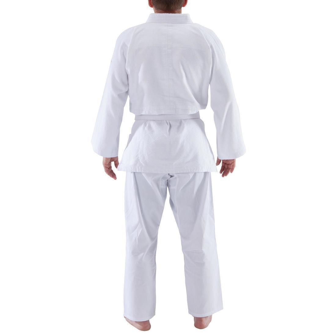 Adult Judo Aikido Uniform - 100, White, No Color, large image number 3