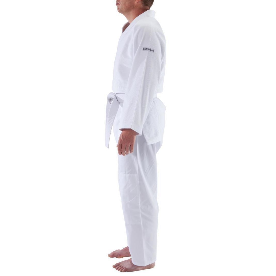 Adult Judo Aikido Uniform - 100, White, No Color, large image number 4