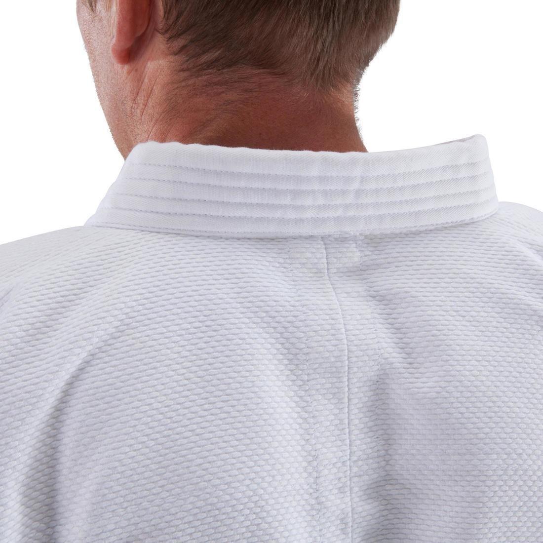 Adult Judo Aikido Uniform - 100, White, No Color, large image number 6