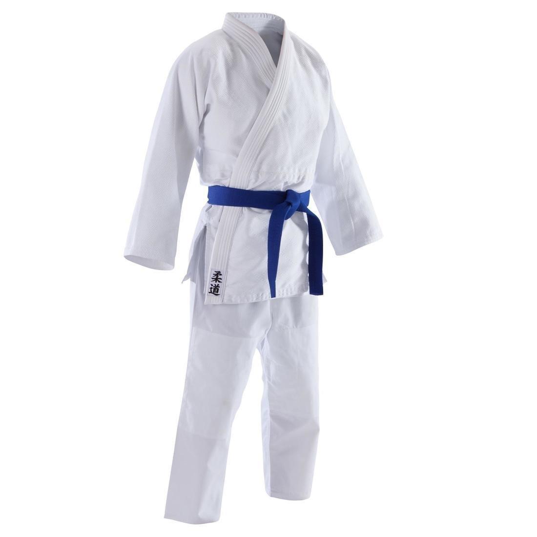 Adult Judo Aikido Uniform - 500, White, No Color, medium