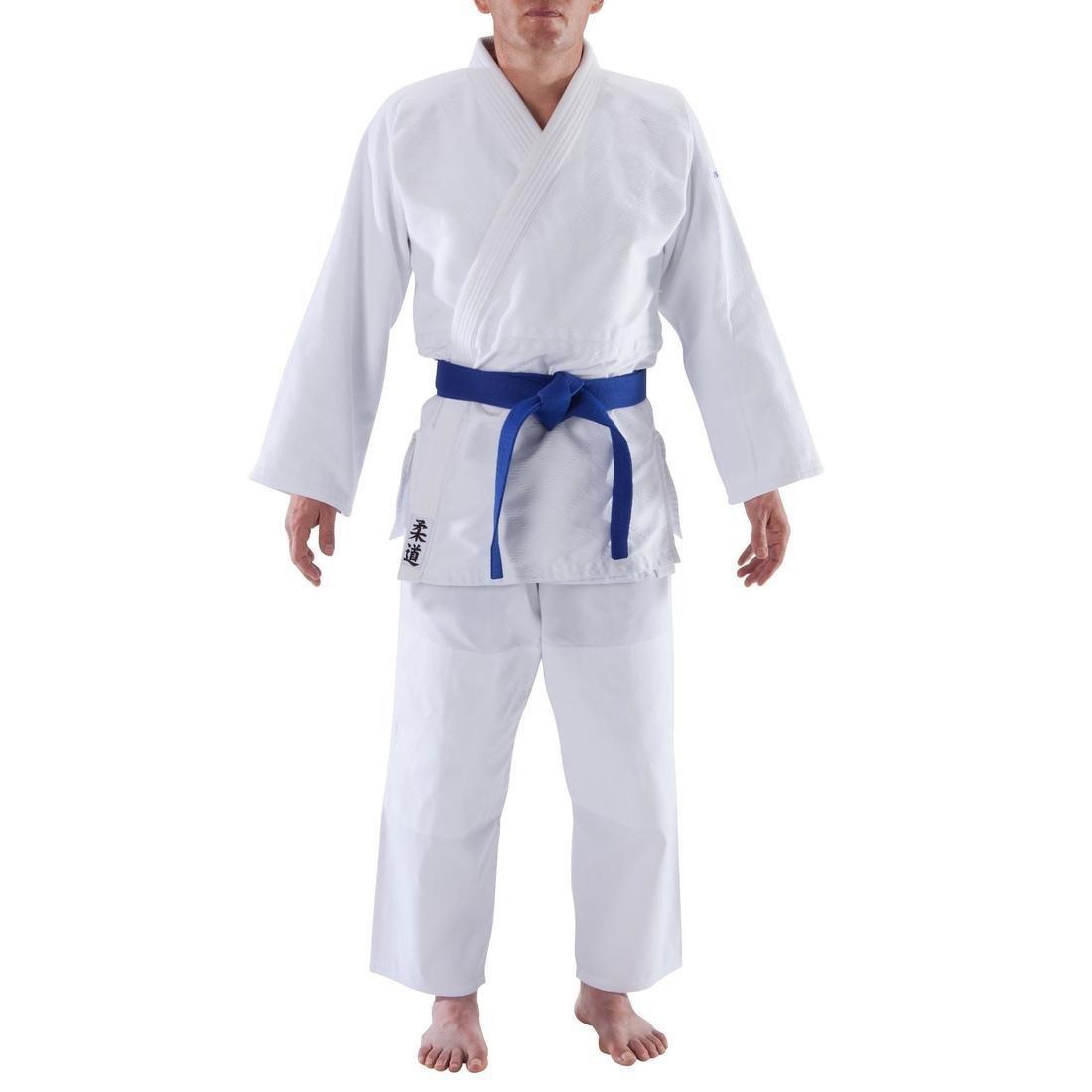 Adult Judo Aikido Uniform - 500, White, No Color, medium