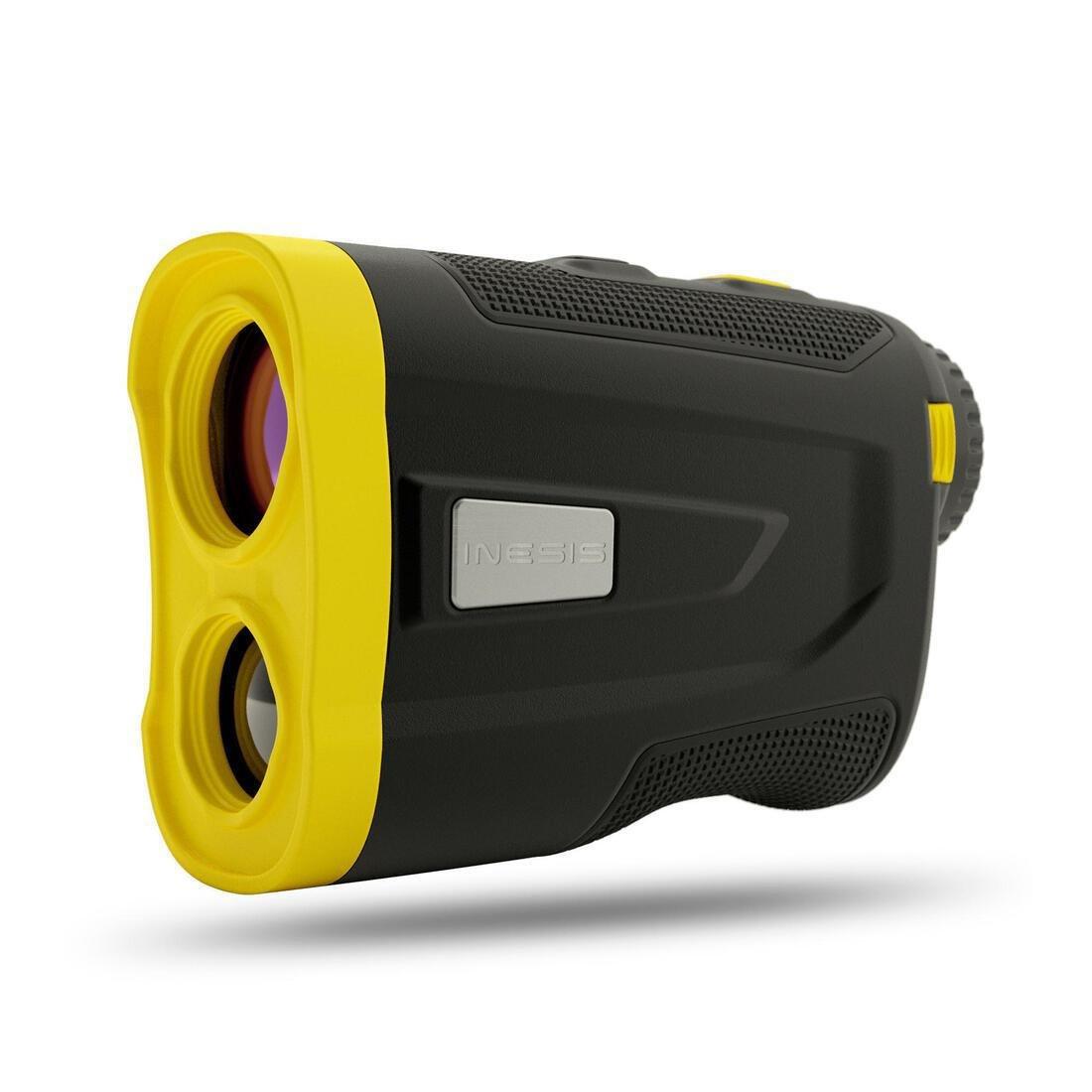 FLUO NEON YELLOW GOLF LASER RANGEFINDER - INESIS 900 YELLOW/BLACK, No Color, large image number 0