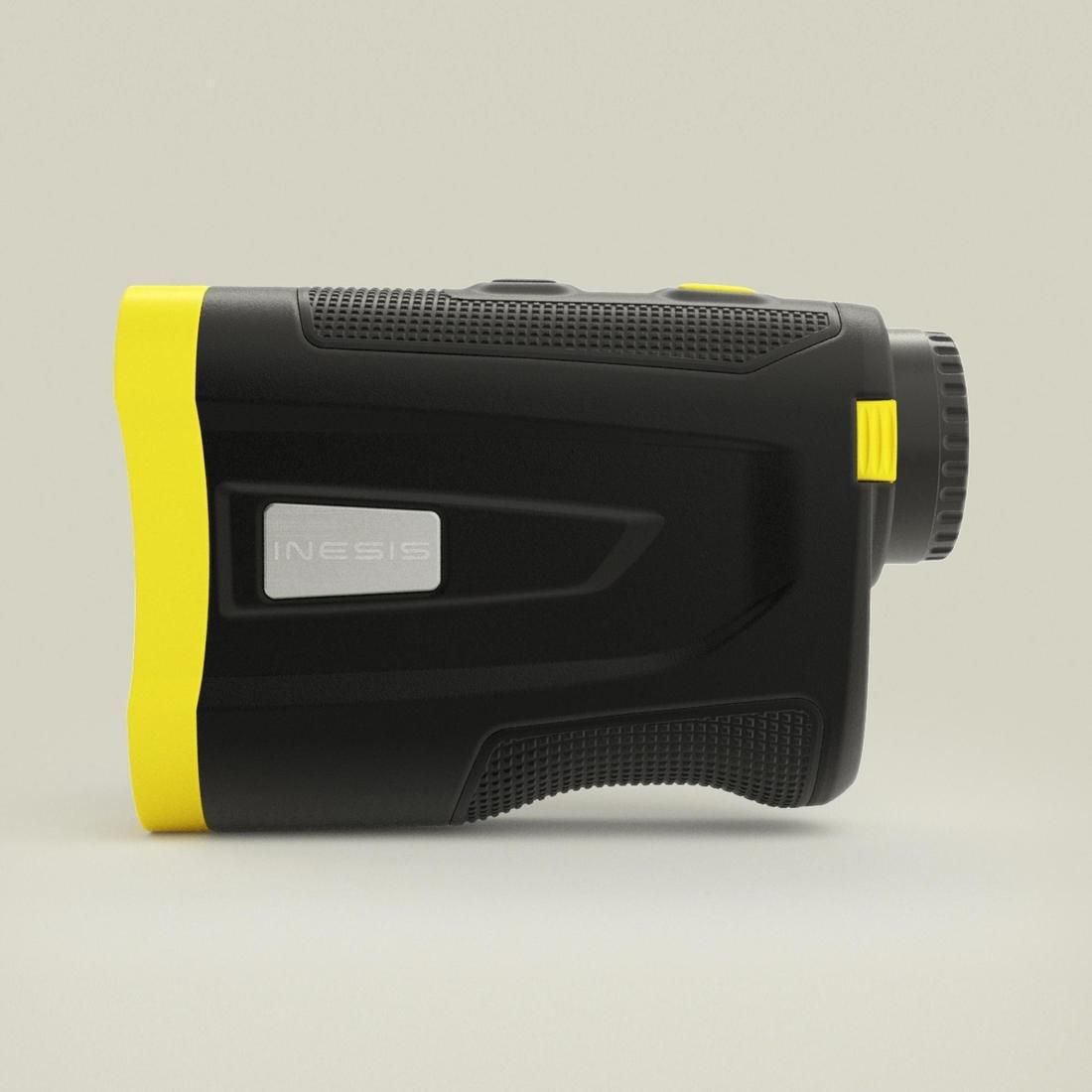 FLUO NEON YELLOW GOLF LASER RANGEFINDER - INESIS 900 YELLOW/BLACK, No Color, large image number 2