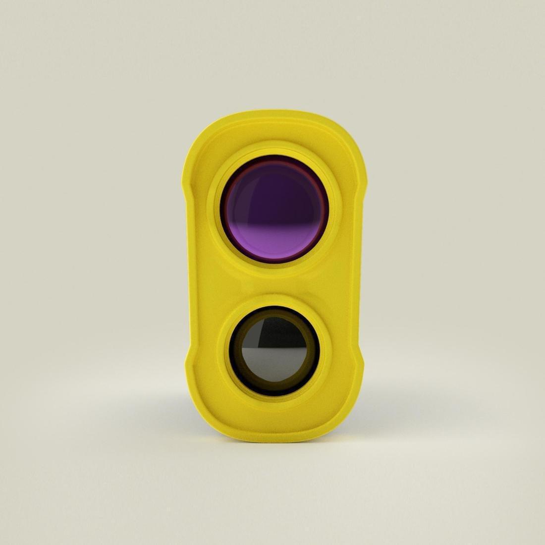 FLUO NEON YELLOW GOLF LASER RANGEFINDER - INESIS 900 YELLOW/BLACK, No Color, large image number 6