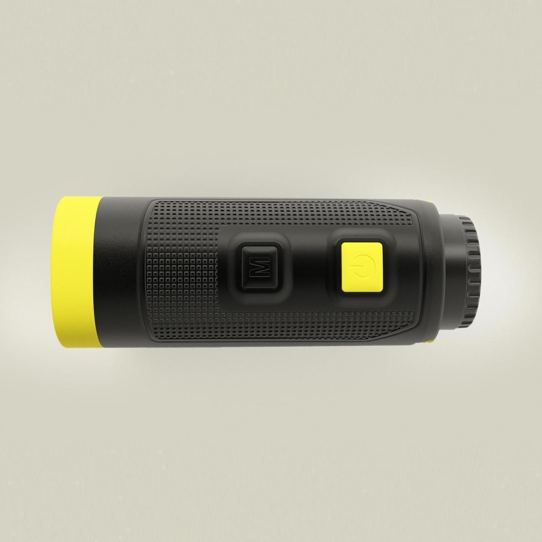 FLUO NEON YELLOW GOLF LASER RANGEFINDER - INESIS 900 YELLOW/BLACK, No Color, large image number 8