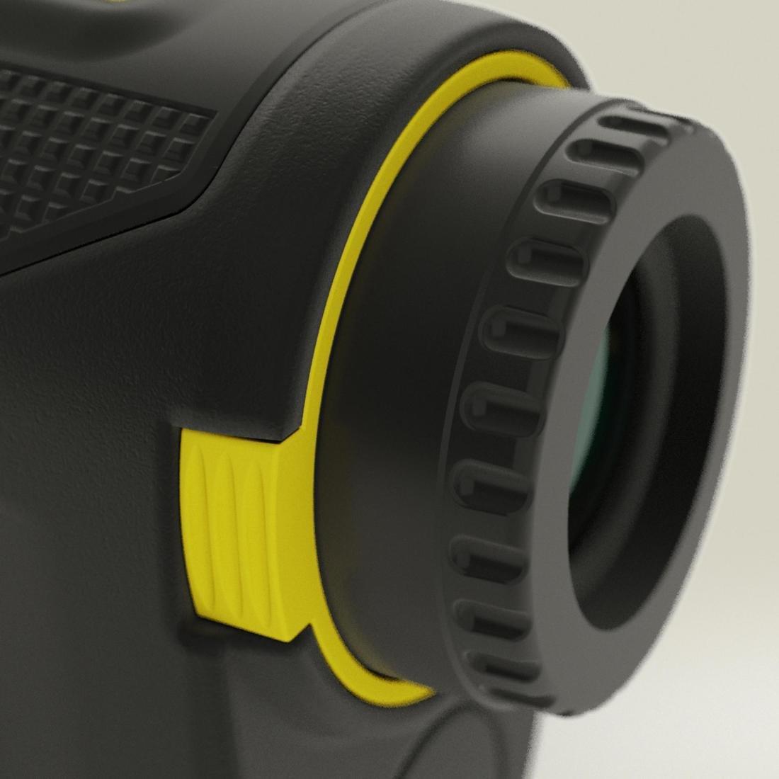 FLUO NEON YELLOW GOLF LASER RANGEFINDER - INESIS 900 YELLOW/BLACK, No Color, large image number 9