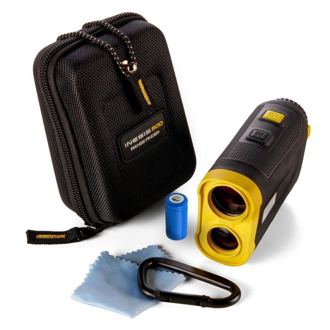 FLUO NEON YELLOW GOLF LASER RANGEFINDER - INESIS 900 YELLOW/BLACK, No Color, large image number 12