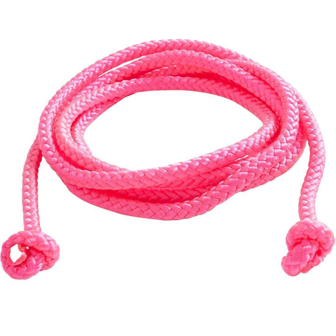 Rhythmic Gymnastics (RG) Rope, Fluo Coral Pink, No Color, large image number 4