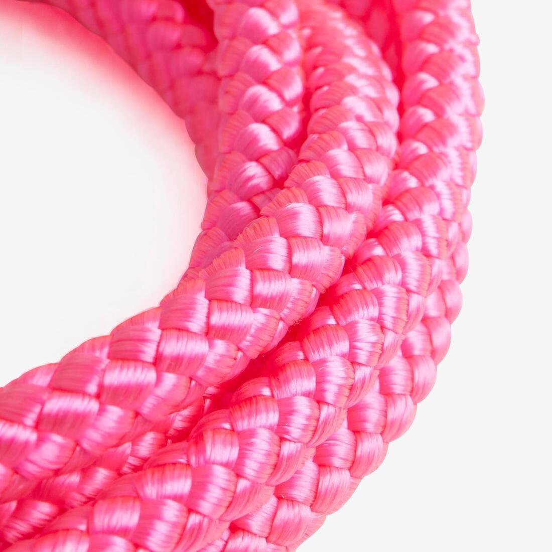 Rhythmic Gymnastics (RG) Rope, Fluo Coral Pink, No Color, large image number 5
