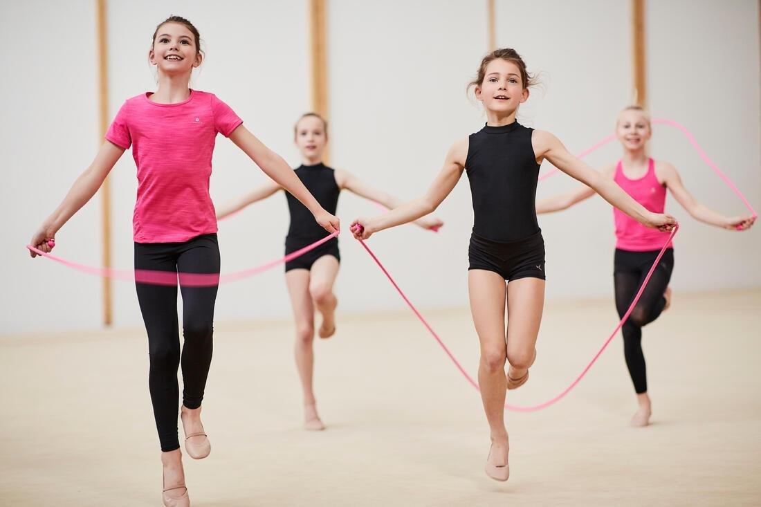 Rhythmic Gymnastics (RG) Rope, Fluo Coral Pink, No Color, large image number 8