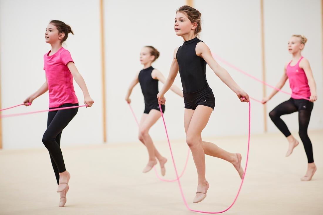 Rhythmic Gymnastics (RG) Rope, Fluo Coral Pink, No Color, large image number 9