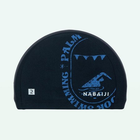 NABAIJI - Mesh Print Swim Cap, Astro, Black