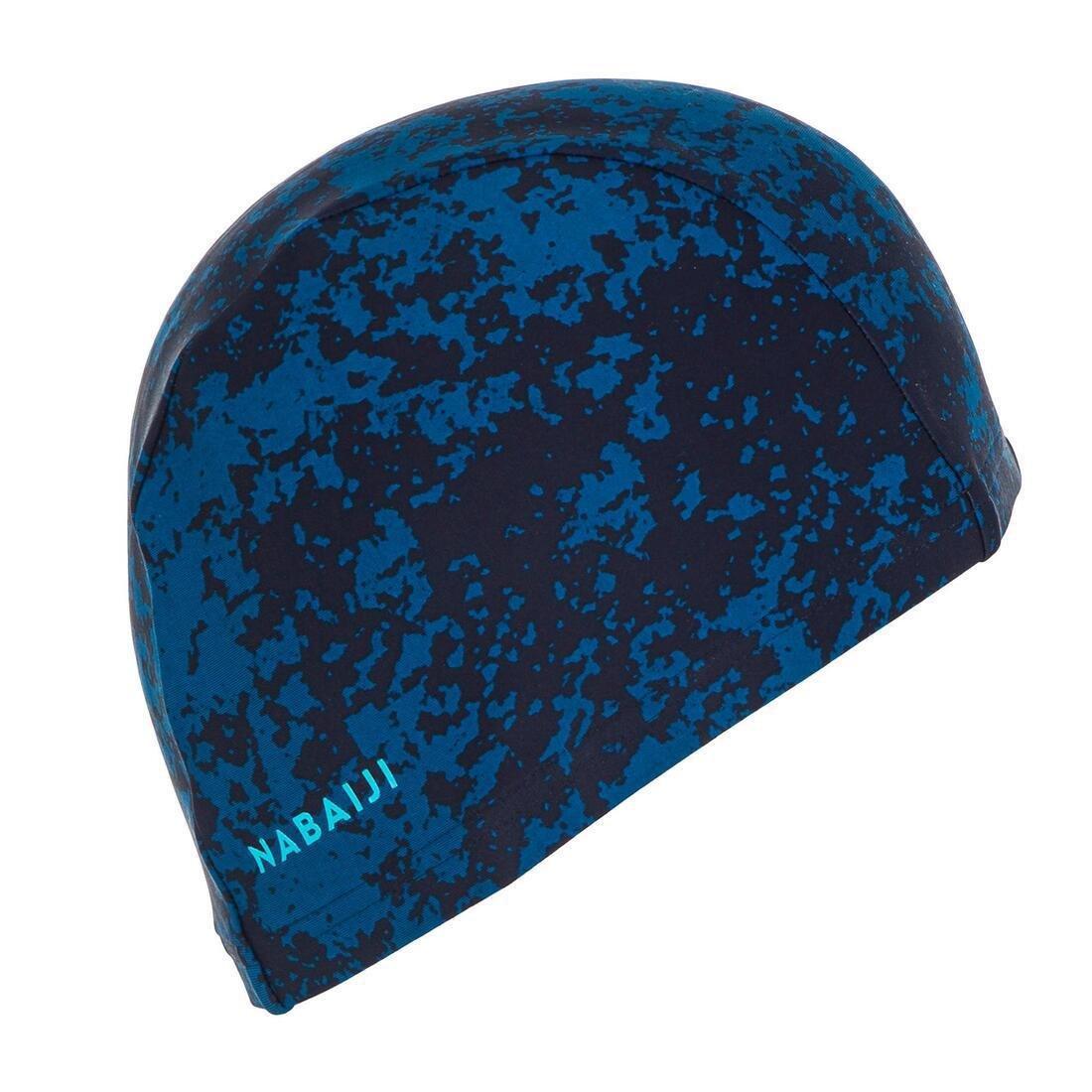 NABAIJI - Mesh Print Swim Cap, Astro, Black