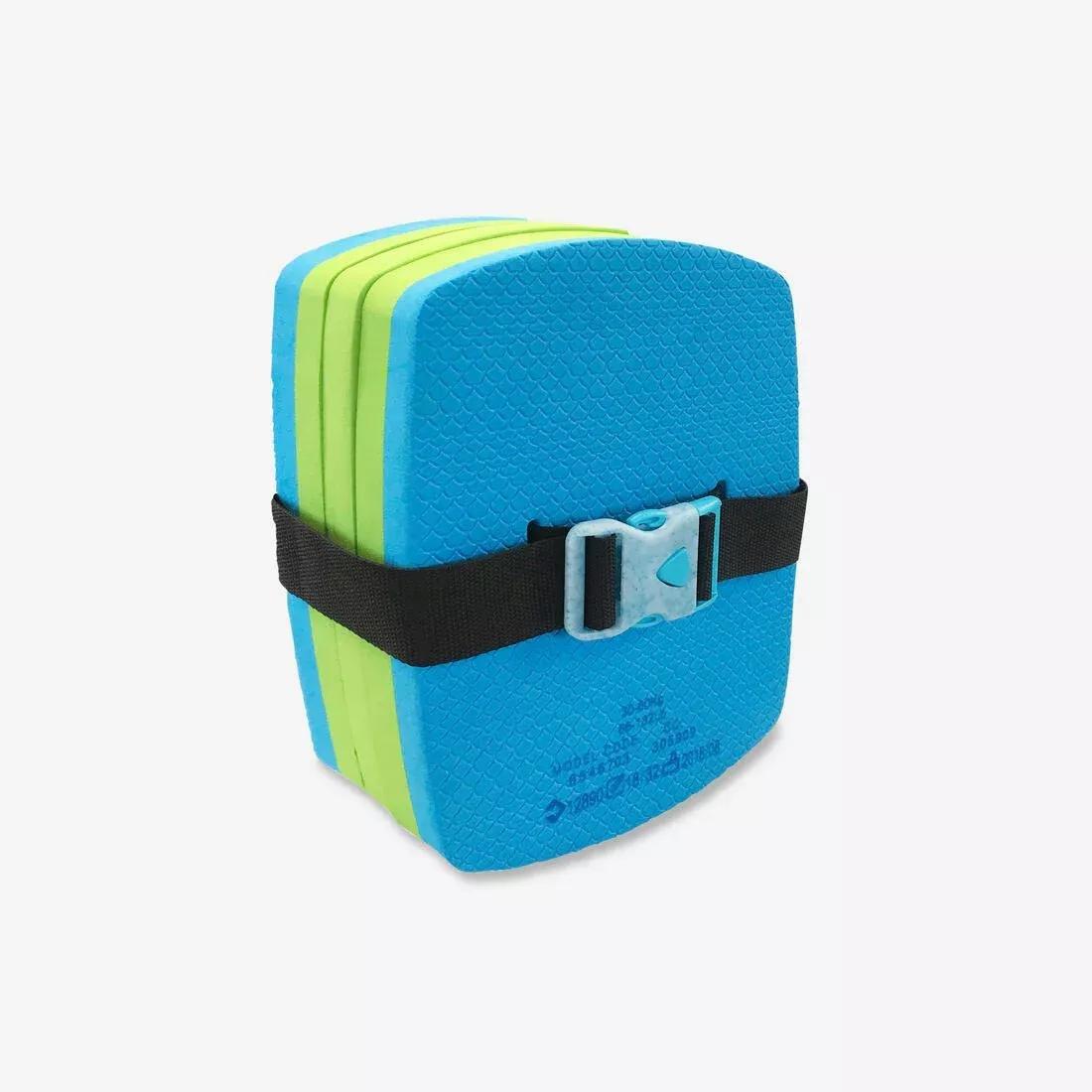 Blue green Swimming belt 30, with removable float, Cyan, No Color, large image number 0