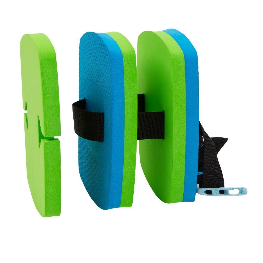 Blue green Swimming belt 30, with removable float, Cyan, No Color, large image number 3