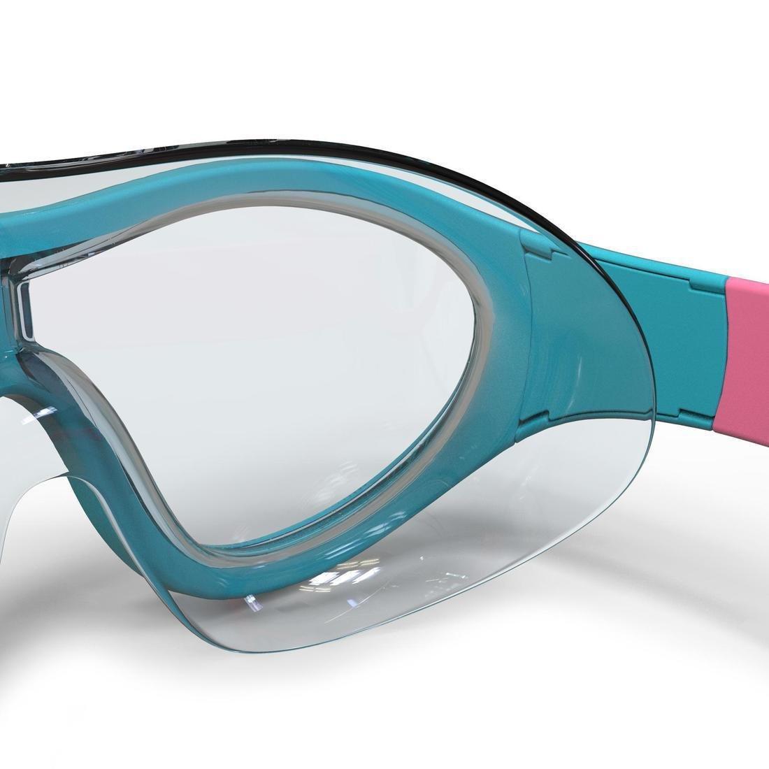 NABAIJI - Swimming Pool Mask Swimdow Clear Lenses, Aquamarine