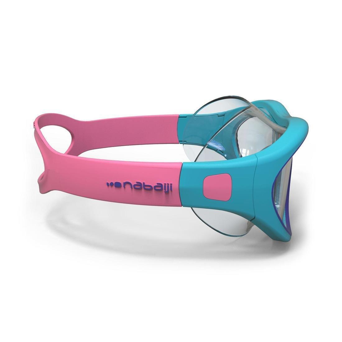 NABAIJI - Swimming Pool Mask Swimdow Clear Lenses, Aquamarine