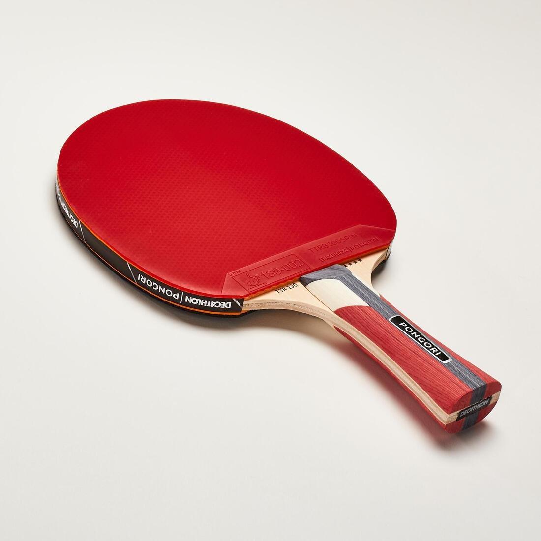 TTR 130 4* Spin Club and School Table Tennis Bat, Black, No Color, large image number 1
