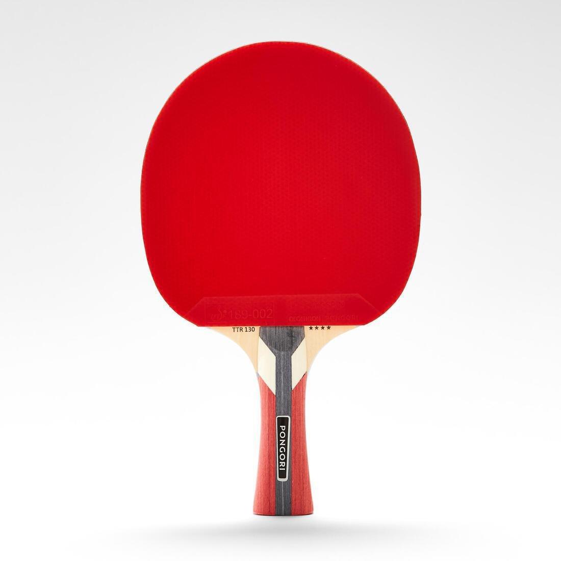 TTR 130 4* Spin Club and School Table Tennis Bat, Black, No Color, large image number 2