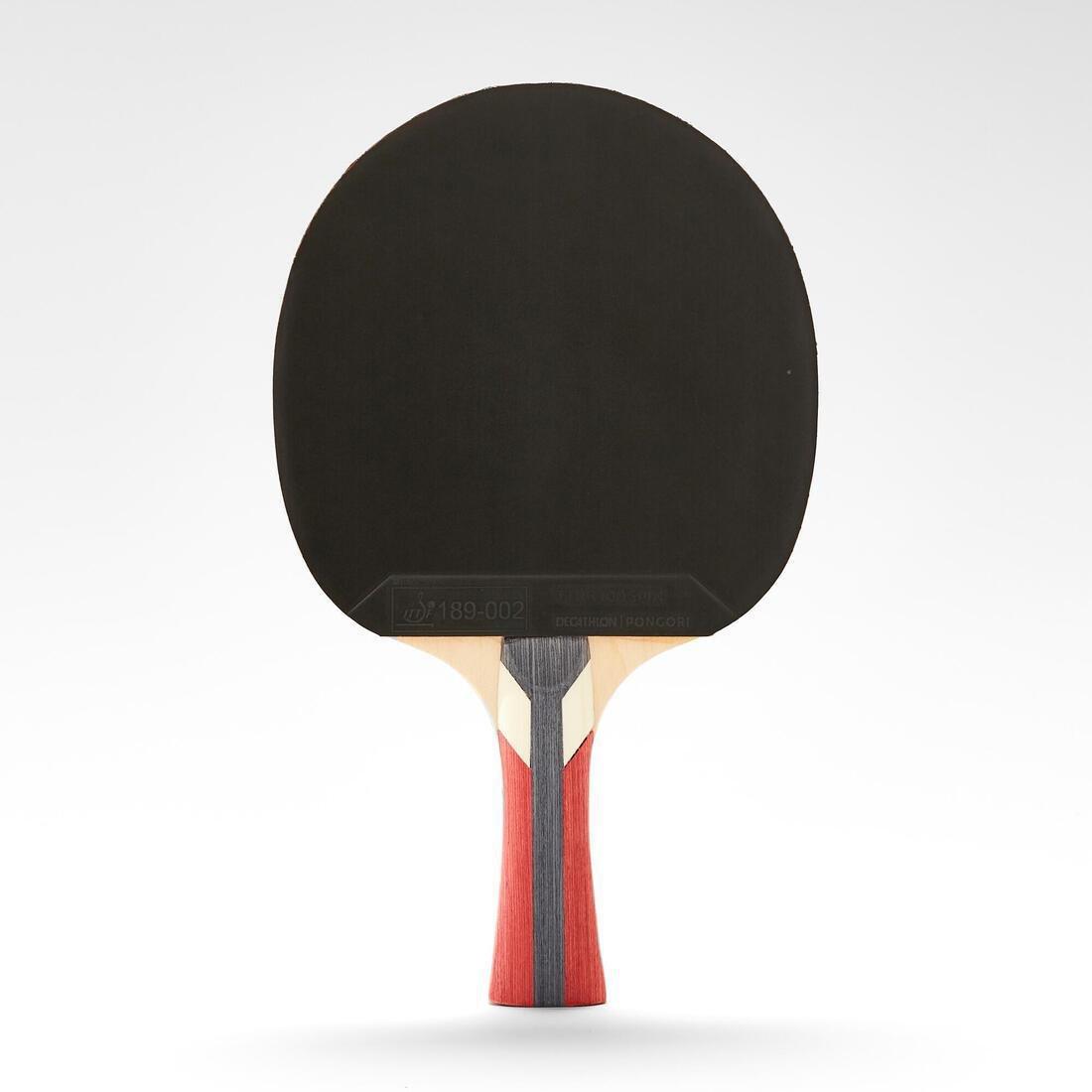 TTR 130 4* Spin Club and School Table Tennis Bat, Black, No Color, large image number 3