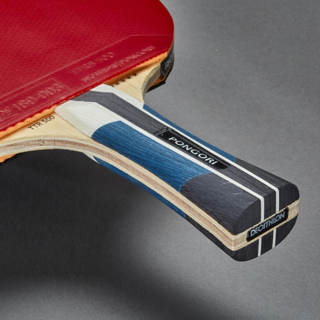 TTR 500 5* Allround Club Table Tennis Bat, Black, No Color, large image number 5