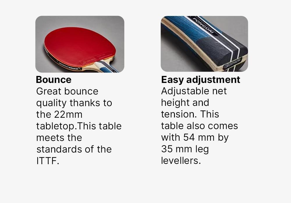 TTR 500 5* Allround Club Table Tennis Bat, Black, No Color, large image number 17