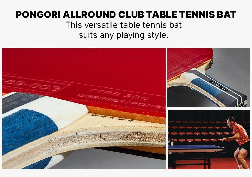 PONGORI - TTR 500 5* Allround Club Table Tennis Bat, Black