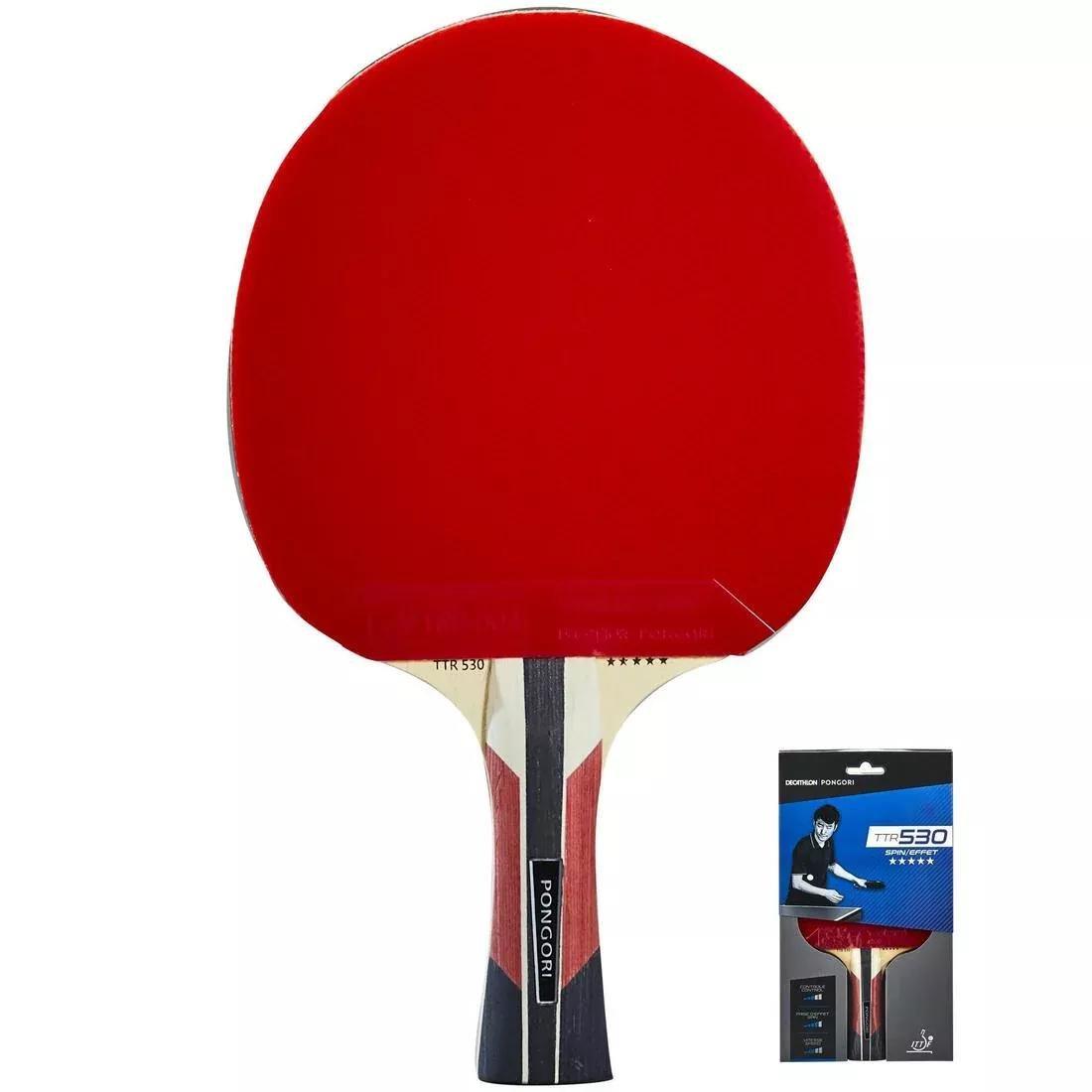 Club Table Tennis Bat TTR 530 5* Spin, No Color, large image number 0